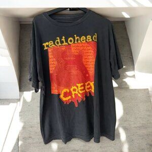 Radiohead Shirt, Radiohead - Creep Black T-shirt Unisex Reprint